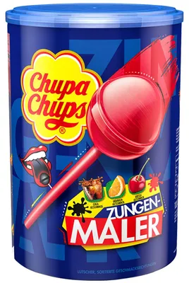 Obrázek produktu pro Chupa Chups Malíř na jazyk Třešňová pomerančová kola ovocná 100s 1200g