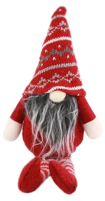 Image de eCa KSN12 Décoration de Noël Elfe 30 cm rouge
