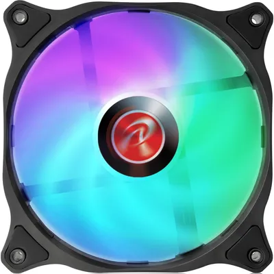 Zdjęcie produktu dla RAIJINTEK EOS 12 RBW ADD, Wentylator, 12 cm, 800 RPM, 1800 RPM, Czarny, Biały
