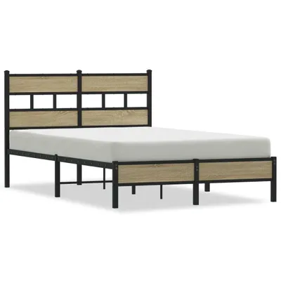 Immagine prodotto di vidaXL Struttura letto senza materasso rovere Sonoma 120x190 cm materiale a base di legno