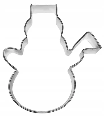 Produktbild von EkoForemki Ausstecher Schneemann 7 cm Weihnachtsplätzchen