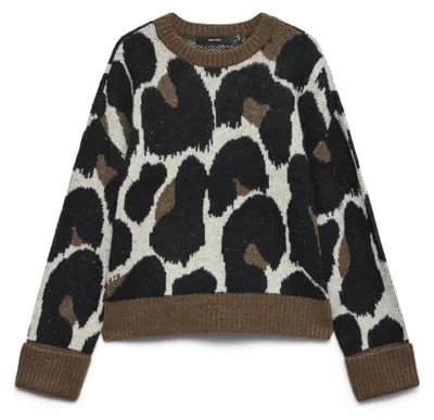 Produktbild von Vero Moda 10347154_256_1279807_62, Pullover, Weiblich, Braun, L, Dark colours to be washed separately; Max. shrinkage 5%; Wash inside out, Nicht bleichen