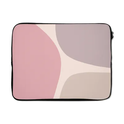 Produktbild von MuchoWow® Laptop Hülle 15 Zoll Gestaltung - Pastell - Minimalismus Laptoptasche - Laptoptasche - Sleeve - Rundum-Schutz