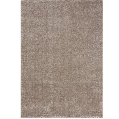 Produktbild von Teppich kurzflor Einfarbig Super Qualität Ultra Soft für Wohnzimmer, Kinderzimmer, Schlafzimmer Läufer, Farbe:Beige, Maße:80x150 cm