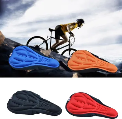Produktbild von Silikon Bike Sattel Gel Kissen Sitzbezug Rot