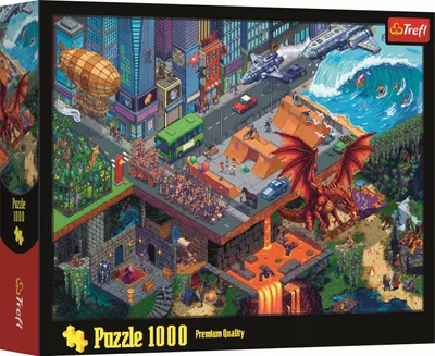 Produktbild von TREFL Puzzle Pixelov Die Stadt der 1000 Dplks