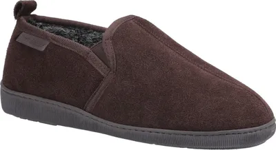 Obrázek produktu pro Hush Puppies - Pánské pantofle "Arnold", kůže FS6648 (41 EU) (Hnědá)
