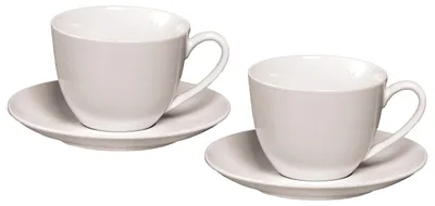 Cappuccinoset 4-teilig, 300 ml, Porzellan, spülmaschinengeeignet
