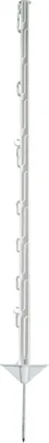 Produktbild von Göbel Kunststoffpfahl 10 Stk. weiß 105 cm Weidepfahl 10653
