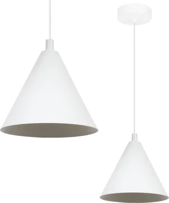 Obrázek produktu pro Závěsná lampa Soho bílá 1 světlo 14cm E14
