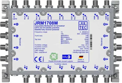 Produktbild von Jultec JRM1708M Multischalter ohne Netzteil (kaskadierbar)