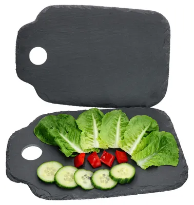 Produktbild von Ritzenhoff&Breker 2x Schieferplatte 23x35cm Servier-Platte Sushiteller Deko Käse