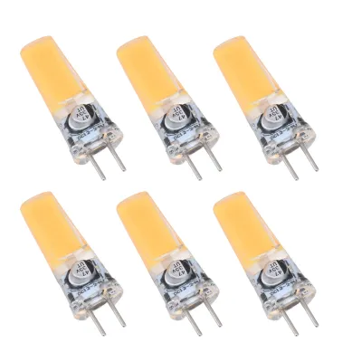 Obrázok produktu pre 6 žiaroviek GY6.35, 5 W COB, 500 lm, silikónové stropné svietidlá do obývacích izieb, teplá biela