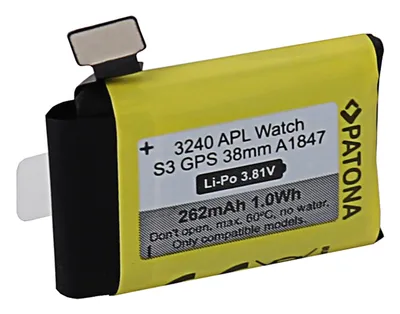 Obrázek produktu pro Baterie Apple Watch 3 GPS 262mAh A1847 38mm