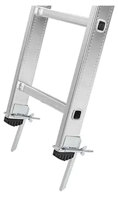 Leiter-Sicherheitsspikes, 2 Stück, Aluminium, für weichen Boden