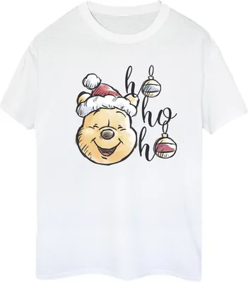 Produktbild von Disney - "Ho Ho Ho" T-Shirt für Damen BI47488 (XXL) (Weiß)