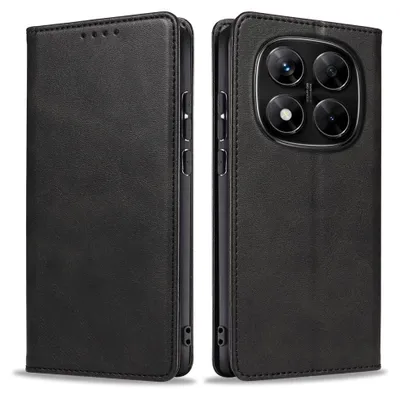 Produktbild von Handyhülle für Xiaomi Redmi Note 15 / 15 5G Kunstleder Flip Cover Hülle Handytasche Case Kartenfach Farbe: Schwarz