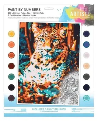 Produktbild von Malen nach Zahlen – Leopard – Dalprint