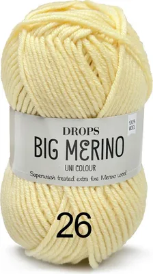 Produktbild von Drops BIG MERINO (50g/75m) 26 sand