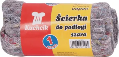 Zdjęcie produktu dla Ścierka do podłogi szara 60x80 cm Kuchcik szmatka podłogowa 1 szt szmata