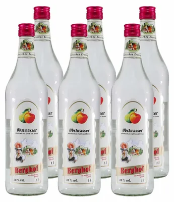 Produktbild von Berghof Obstwasser (6 x 1,0L)
