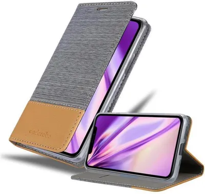 Produktbild von Cadorabo Hülle für Apple iPhone 11 PRO MAX Schutzhülle in Grau Handy Hülle Etui Book Case Cover