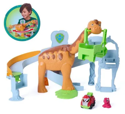 Image de Playset Deluxe Pup Squad - PAW PATROL - Le Film Mission Dino - SPINMASTER - A Partir De 3 Ans