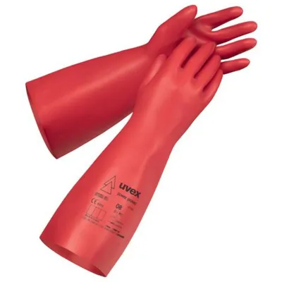 Immagine prodotto di guanto di sicurezza uvex power protect V1000 rosso taglia 8