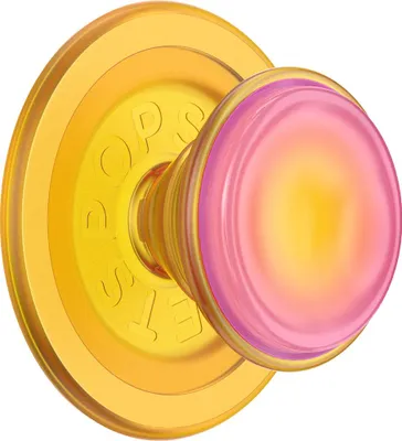Zdjęcie produktu dla PopSockets, uchwyt PopGrip MagSafe z funkcją podstawki do selfie, żółty