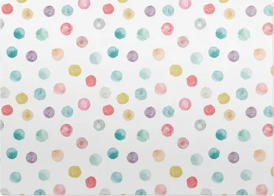Produktbild von Pastellpunkte – Bodenschutzmatte – Rutschfest – Schutzmatte für Büro – Vinylmatte – Stuhlunterlage  – 140 x 100 cm