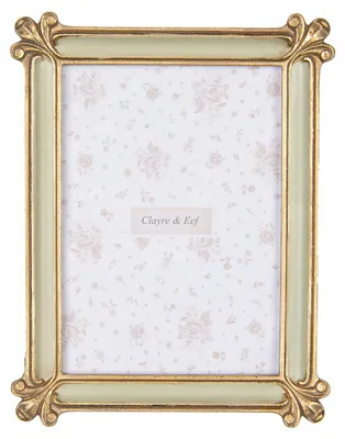 Immagine prodotto di Cornice per foto Clayre & Eef 13x18 cm in plastica color oro