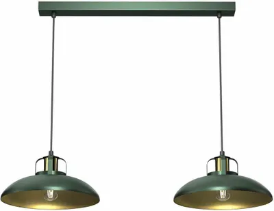 Obrázek produktu pro Milagro FELIX MLP7710 zelená / zlatá závěsná lustrová lampa