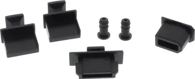 Produktbild von InLine® Staubschutz-Set, für Frontpanel, 6-teilig