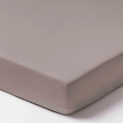 Produktbild von Hautfreundliches Baby Spannbettlaken 120x60cm aus 100% Baumwolle, Latte, mit starkem Gummizug
