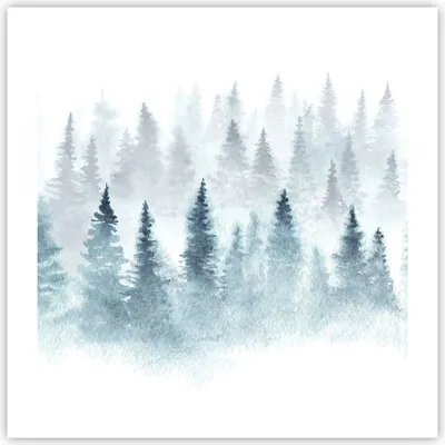 Produktbild von Poster - Poster ohne Rahmen - Bäume Wald Natur - 50x50 cm - Wand Bild - Wanddeko - Wandbilder - Kunstposter - Wandposter - Bilder - Kunstdruck - Wanddekoration - Wandbild - P2XAC50x50-3981