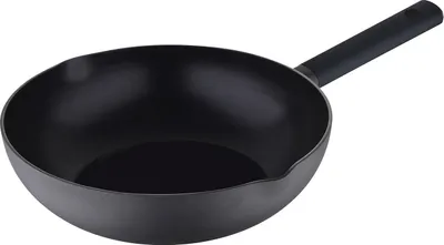 Produktbild von Masterpro Aluguss-Wok Ø 28 cm Wokbratpfanne Asiapfanne Wok Pfanne Woktopf