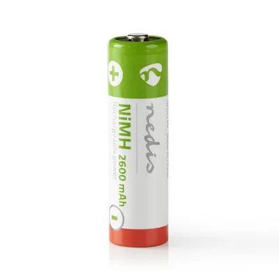 Produktbild von Nedis Wiederaufladbarer Ni-MH-Akku AA - 1.2 V DC - 2600 mAh - 4-Pack