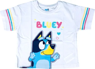 Produktbild von T-Shirt Bluey Crop Top Weiß 92 cm