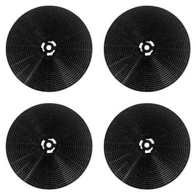 Produktbild von 4x Trade-Shop Aktivkohle-Filter kompatibel mit Designair ART28375 ART28376 ART28377 ART28378 ART28396 ICON60BKG ICON60G / Ersatz für Dunstabzugshauben