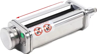 Produktbild von Nudelmaschinenaufsatz, langlebiger Edelstahl, verstellbarer Teigpress, Teigpressen