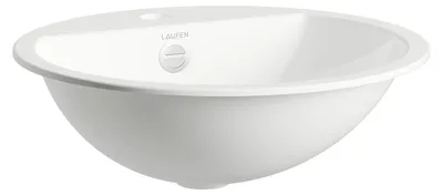 Immagine prodotto di LAUFEN FORM Lavabo à encastrer par le haut, rond, 1 trou pour robinet, avec trop-plein, 450x450x163mm, blanc brillant, H517FM50001041, H517FM50001041