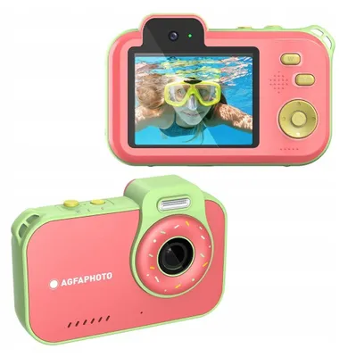Zdjęcie produktu dla AgfaPhoto Compact ARKCW2RD, 12 MP, CMOS, 2.7K, Zielony, Czerwony
