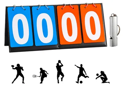 Obrázek produktu pro Přenosný čtyřciferný skóreboard pro sportovní utkání