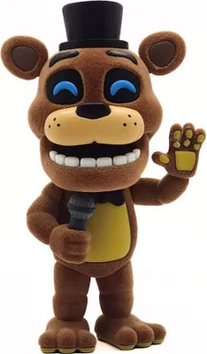 Produktbild von Five Night's at Freddy Vinyl Figur Freddy Flocked 12 cm