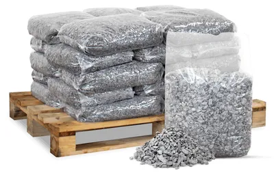 Produktbild von Galamio Ziersplitt Grau 20kg x 25 Sack 500kg Palette