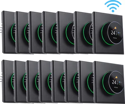 Produktbild von 15X WiFi Smart Thermostat 5A Raumthermostat Wasserheizungsgeräte Fußbodenheizung, APP-Steuerung, Sprachsteuerung Kompatibel mit Google Home/Alexa