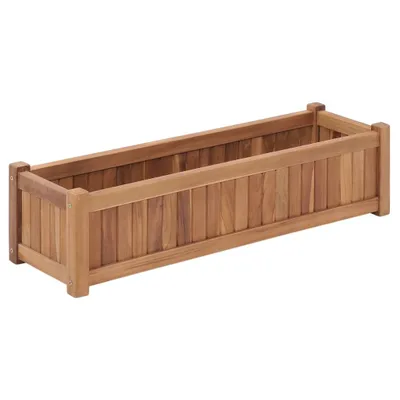 Obrázek produktu pro Vyvýšený záhon 100 x 30 x 25 cm masivní teakové dřevo