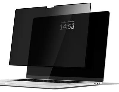 Produktbild von Mobilize Privacy Screen MacBook Air 13 Zoll (2022-2026) Displayschutz Privacy Schutzfolie - Schwarz Model A2681 / A3113 / A3240 / A3449