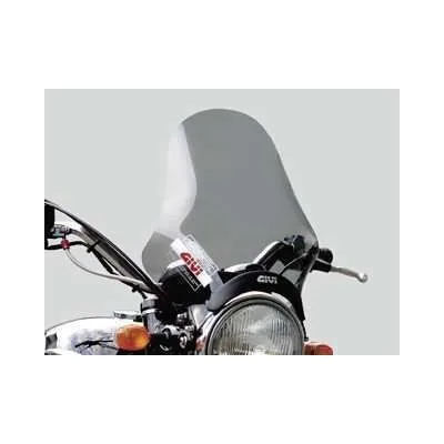 Produktbild von Uniwersalna szyba przednia Givi A210G, przyciemniana, 365 mm x 350 mm, z ABE dla różnych modeli
