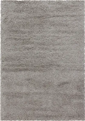 Produktbild von Villa Möbel Fluina Wohnzimmer-Teppich, Hochflor-Teppich, Shaggy, Einfarbig, Farbe:Beige, Grösse:280x370 cm